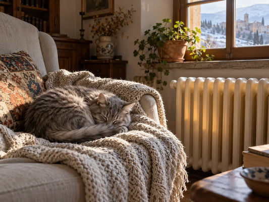 Il gatto e il freddo: come capire se ha freddo e come tenerlo al caldo