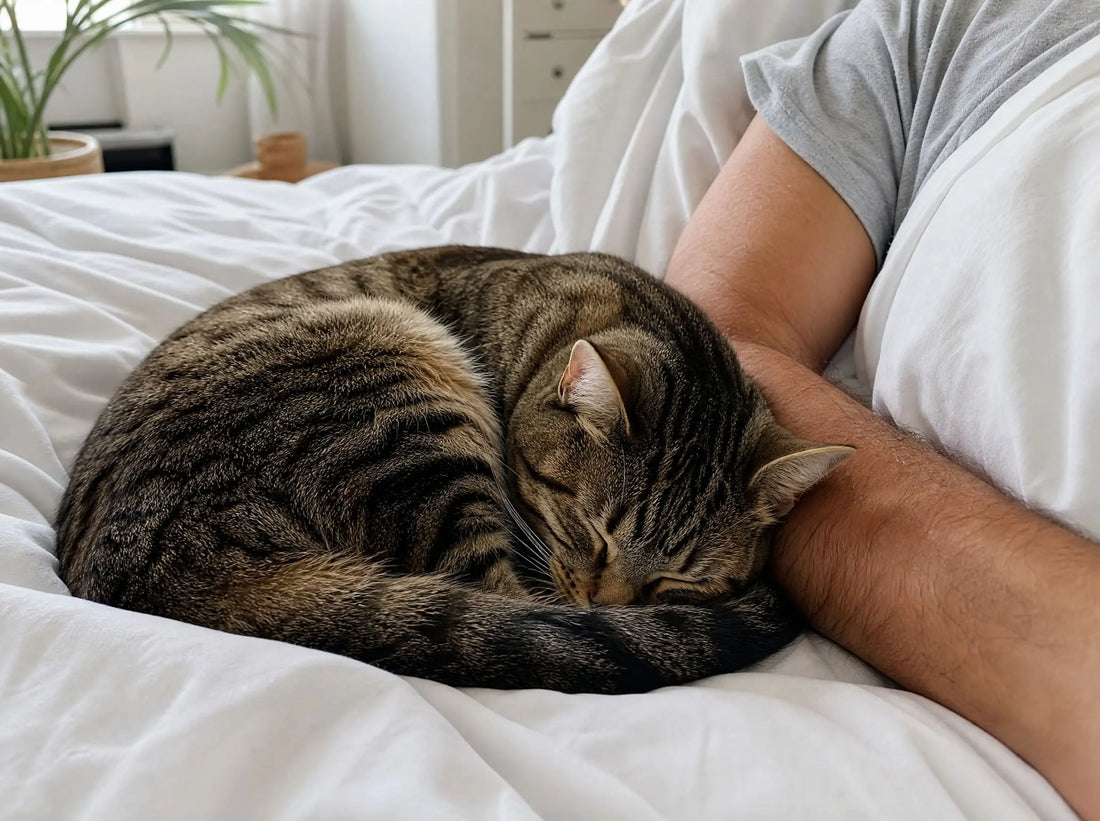 Perché il gatto dorme con te (e cosa significa il posto che sceglie)
